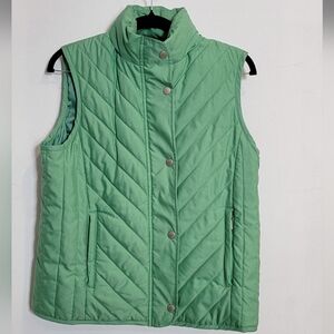 Jones New York Signature Green Vest Size Small - Women